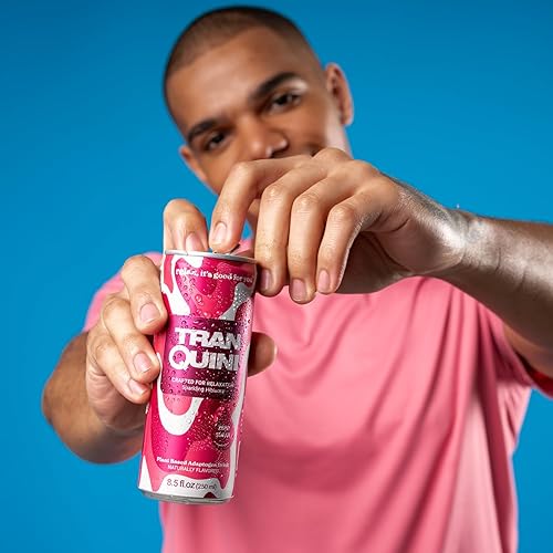 Miniatura 3 de Tranquini Bebida calmante con adaptógenos herbales  Bebida para aliviar el estrés de agua con gas  Sin azúcar, sin alcohol, sin gluten, vegana - 8.5