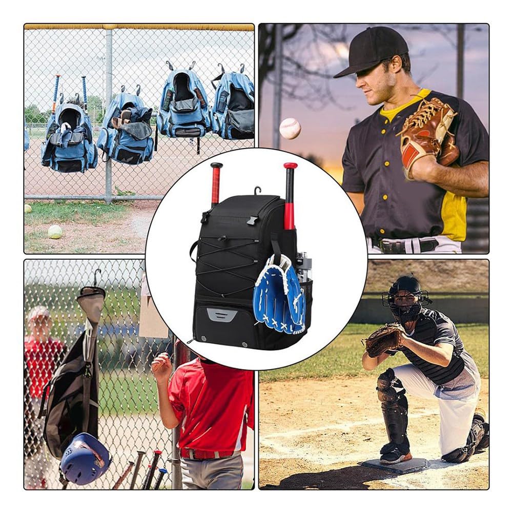 Duża pojemność baseball softball torba trzymać 2 koszulki piłka nietoperze rękawice mrugnięcia sprzęt outdoorowy torba kempingowa sport organizer