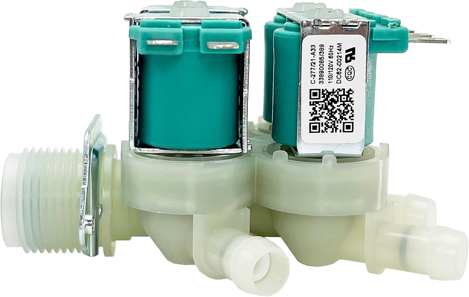 Washing Machine Water Inlet Valve for Samsung WF405ATPASU/A2 WF42H5600AW/A2 WF405ATPASU/AA WF405ATPASU/AA-0001 WF405ATPAWR/A2 WF405ATPAWR/AA WF405ATPAWR/AA-0001 WF42H5400AF/A2 WF42H5600AW/A2