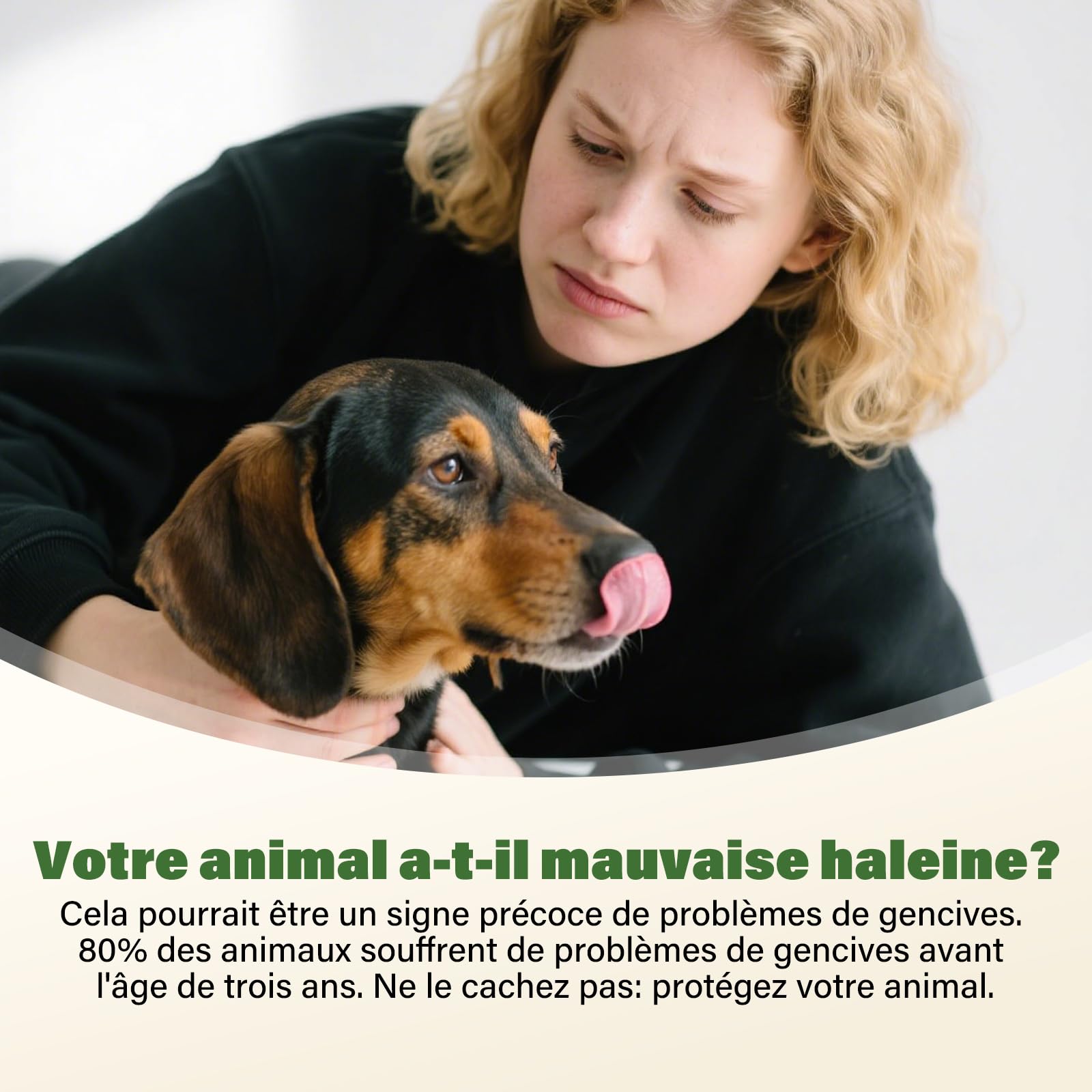 UNEK Dentifrice pour chiens et chats, saveur pastèque, pour des dents et des gencives saines, combat la mauvaise haleine, avec 2 brosses à dents