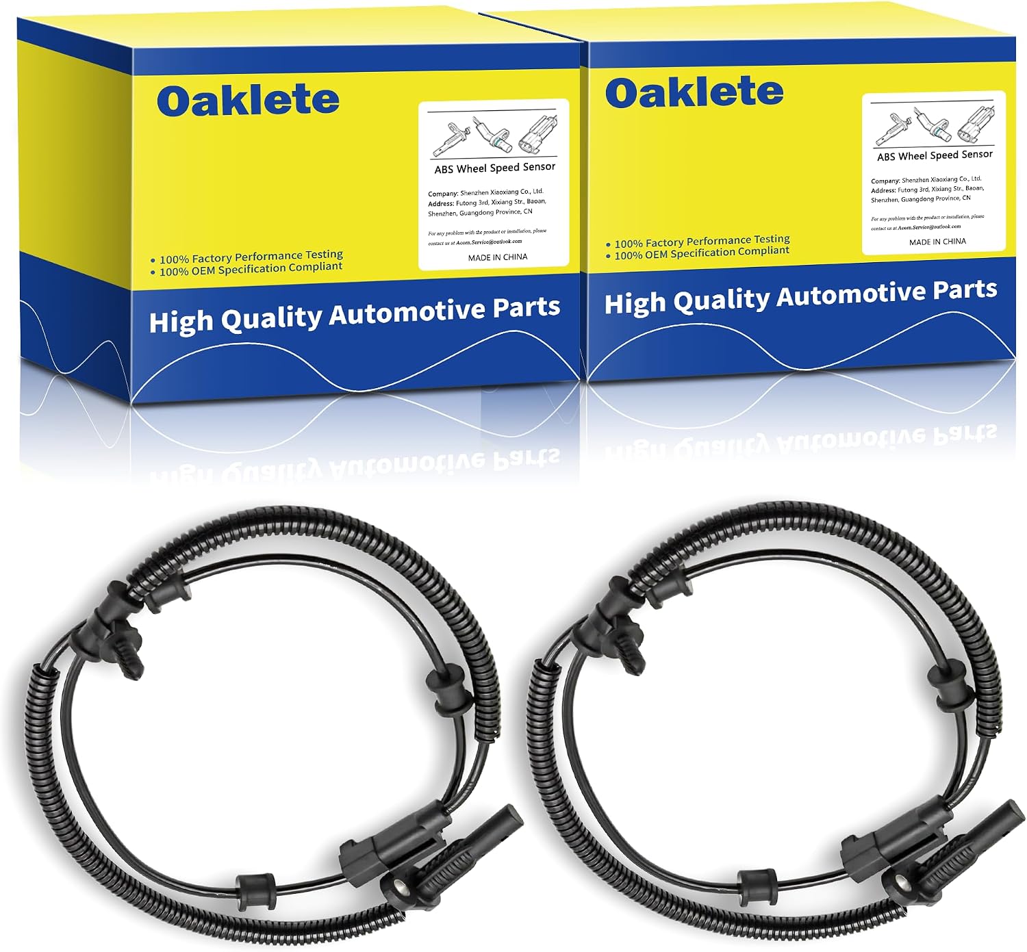 ABS Wheel Speed Sensor Front Left Right Compatible with 2014-2025 Ram ProMaster 1500 2500 3500 ProMaster EV 0265007685 ALS2821 2PCS