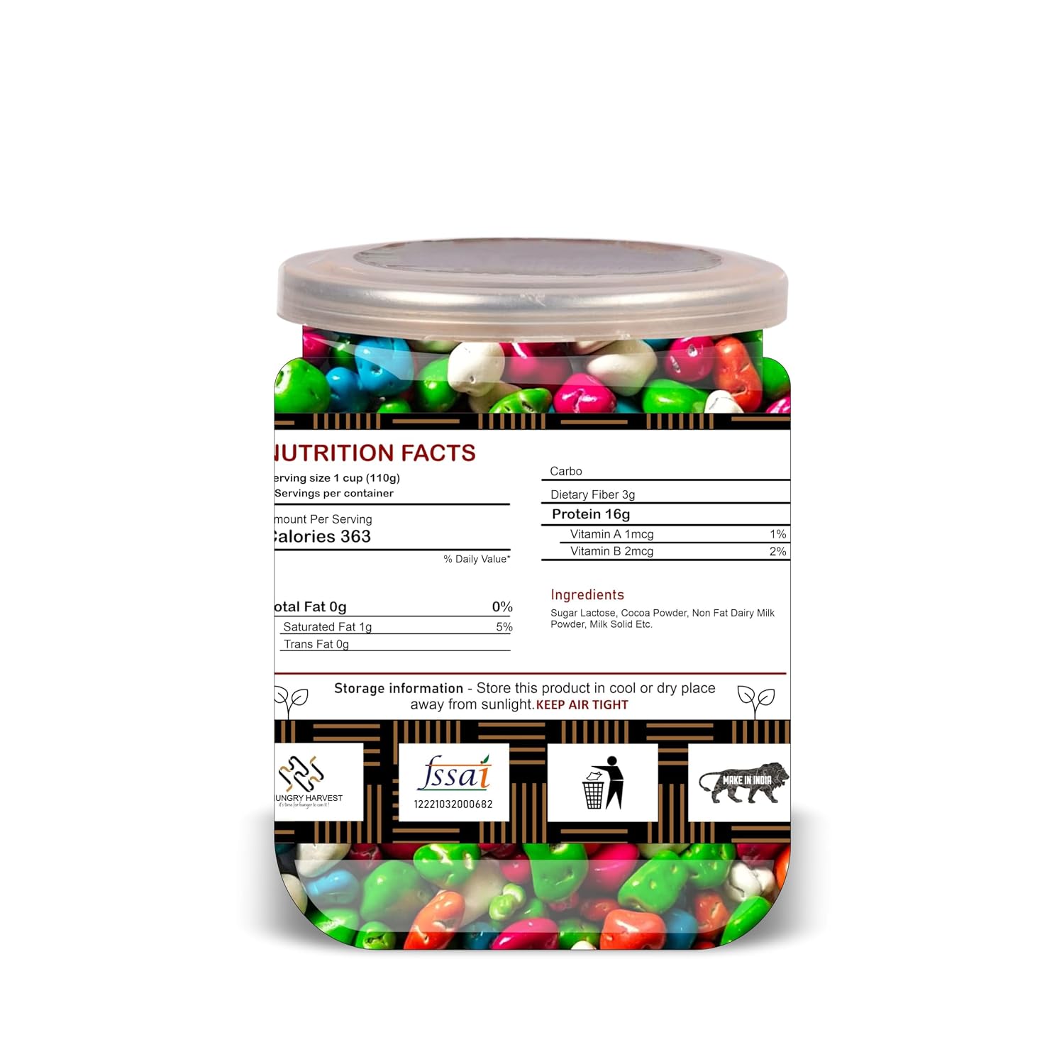 HUNGARY HARVEST Stone Candy 300 Gram Airtight Container