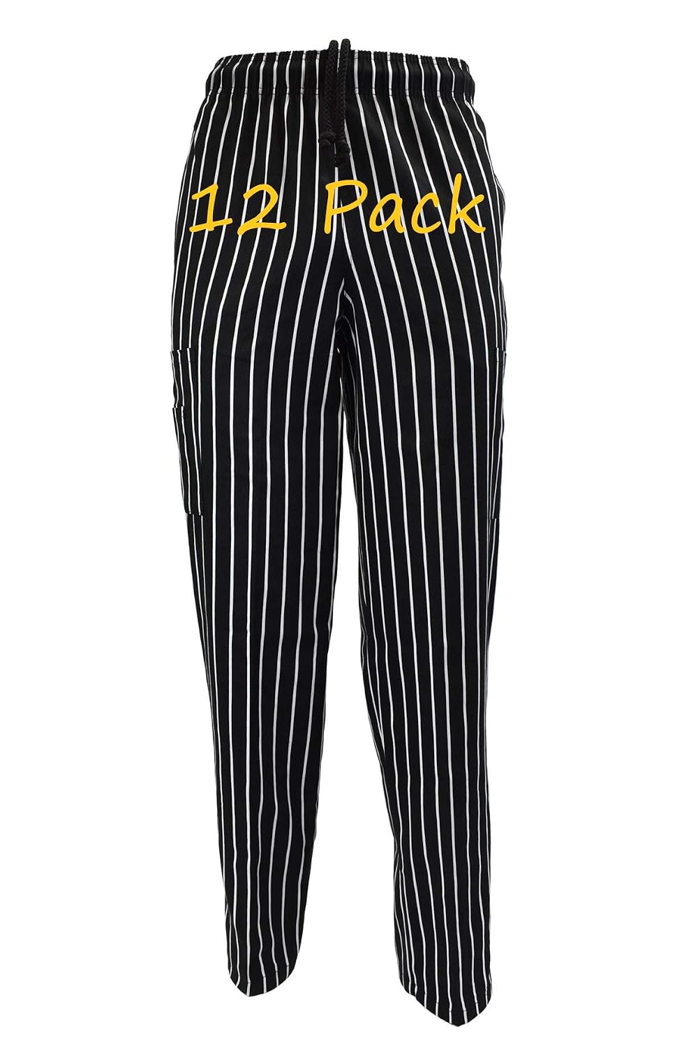 Natural Uniforms Chalkstripe Chef Cargo Pants-100% Cotton with Multi-Pack QTYS Available