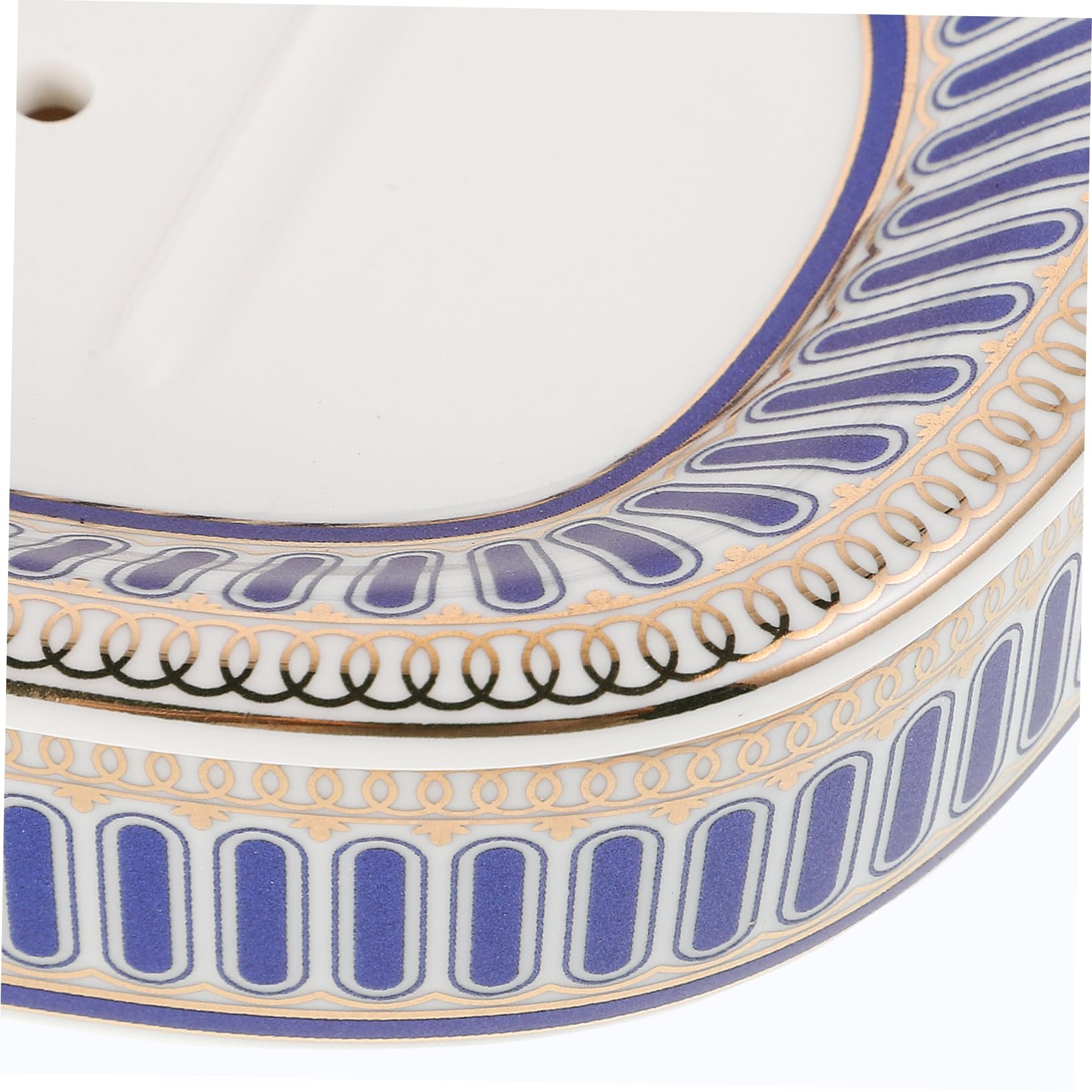 Jabonera de Cerámica con Escurridor y Diseño de Rayas | Desmontable, Limpieza Sencilla, Uso Higiénico, Estilo Simple y Elegante, para Organización del Baño