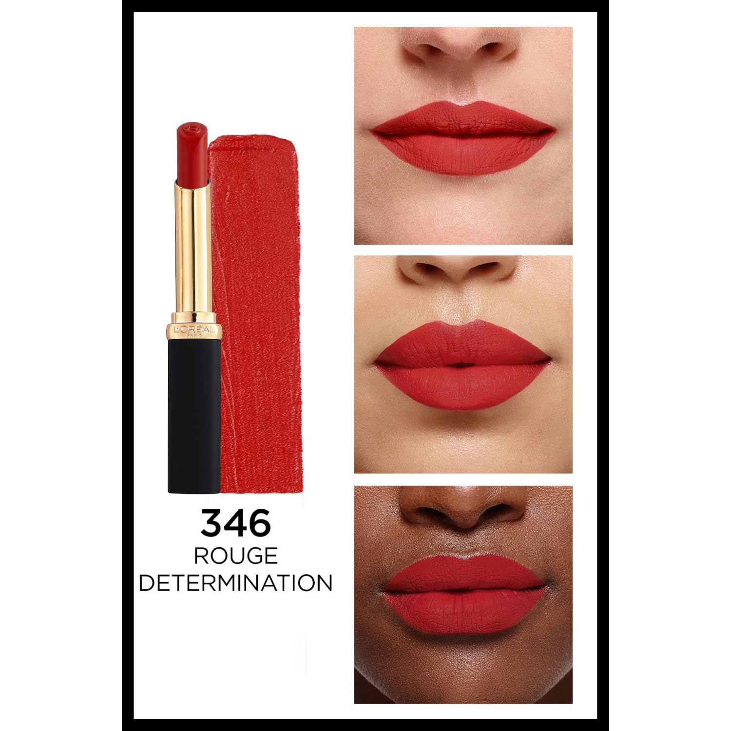 L'Oreal Paris Color Riche Intense Volume Matte Ruj - 346 Rouge Determination