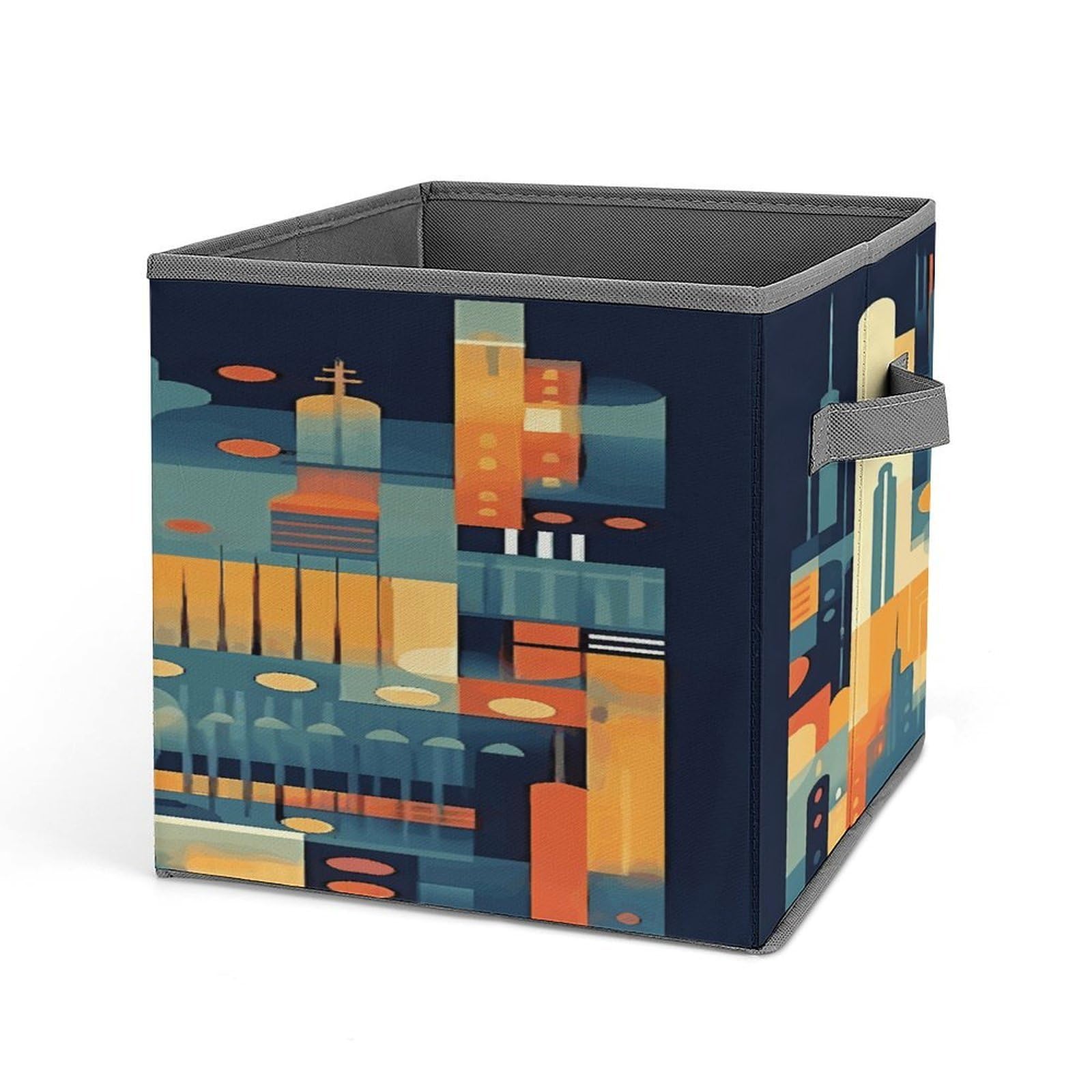 Fekiloot Style Geometric Shapes Pattern Storage Bins Storage Baskets