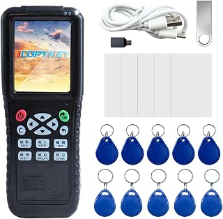 Tqsbeyah X100 RFID Reader Writer: Multi-Frequency Copier for 125KHz T5577, 13.56MHz IC Cards & Elevator Access Control