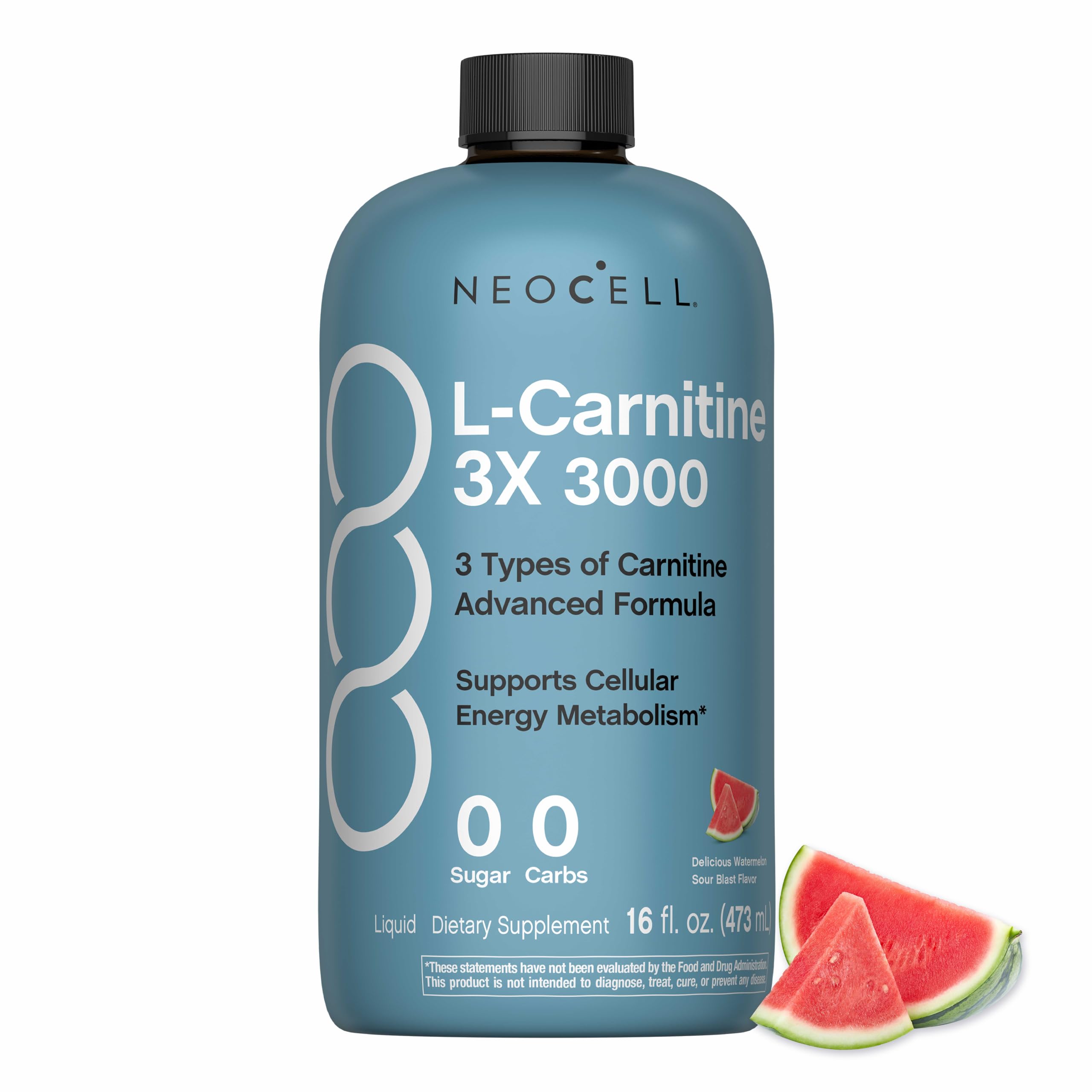 NeoCell L-Carnitine Liquid Blend 3000 mg | 16 Fl Oz