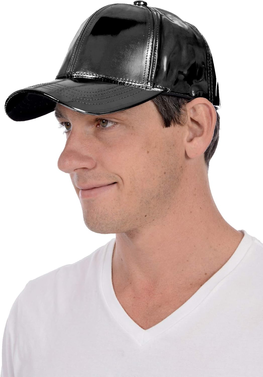 Gary Majdell Sport Unisex Metallic Shiny Baseball Cap with Velcro Adjustable Strap - Image 4