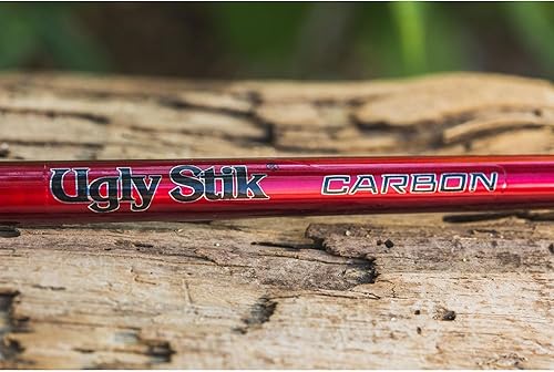 Miniatura 7 de Combo de carrete de cebo de bajo perfil y caña de pescar Ugly Stik Carbon