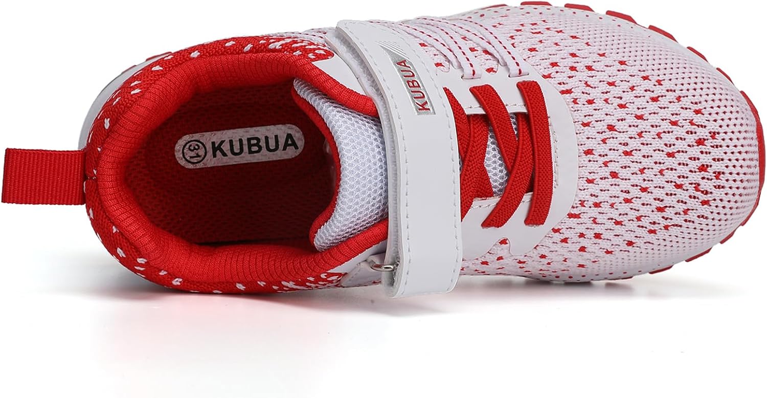 KUBUA Kids Sneakers for Boys Girls Running Tennis Shoes Lightweight Breathable Sport Athletic - Image 3