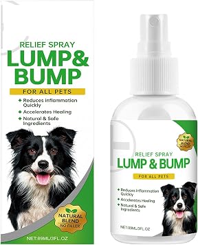 Pet Bump Removal Spray, Anti Itch Spray for Dogs, 4.96x1.61 inches Skin Care Supplement, Soothing Allergy Relief, Safe for Pets, Gentle Relief for Small Animals