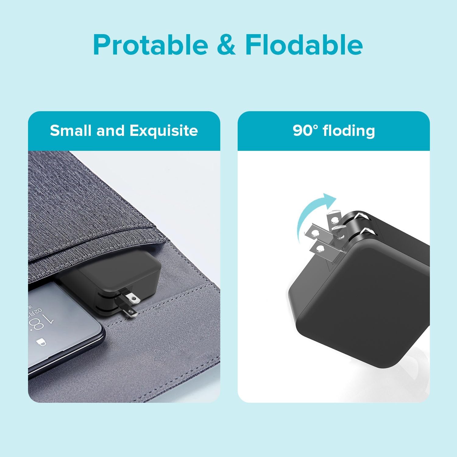 Powseed 100W 90W Universal Laptop Charger AC Adapter with USB Port for Lenovo HP Dell Acer ASUS Gateway Toshiba Samsung Sony 65W 45W 5V 12V 18.5V 19V 19.5V 20V Power Supply Cord with 18 Tips USB C