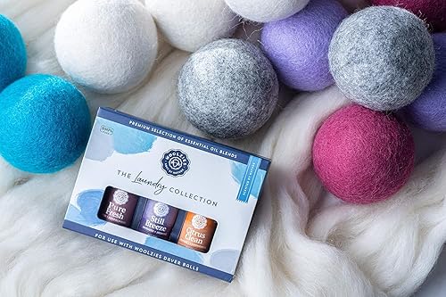 Miniatura 3 de Woolzies Laundry Collection - Juego de aceites esenciales  Aceite de aromaterapia 100% puro de grado terapéutico  Uso con bolas de secadora de lana