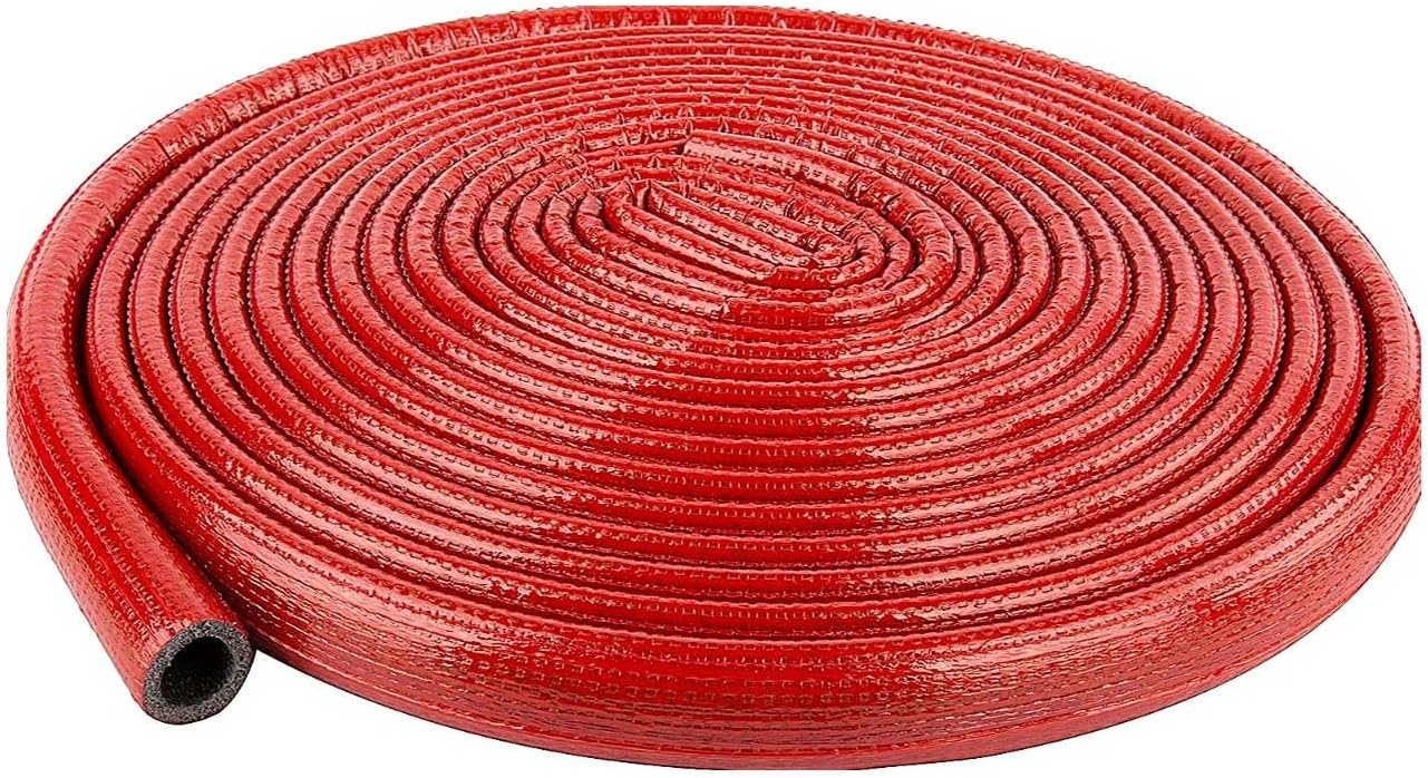 10 Meters of 15mm Extra Strong Pipe Foam Insulation Lagging Wrap 6mm Thick