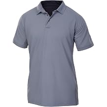 Vertx Mens Tactical Polo Short Sleeve T-Shirt, Breathable, Temperature Regulating, Tactical Clothing Performance, Relaxed Fit