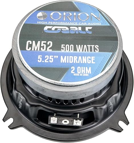 Miniatura 49 de ORION Cobalt CM654 - Altavoces tipo bala de alta eficiencia de 6.5 pulgadas de rango medio, 1000 W de potencia máxima, 250 W RMS, 4 ohmios, bobina