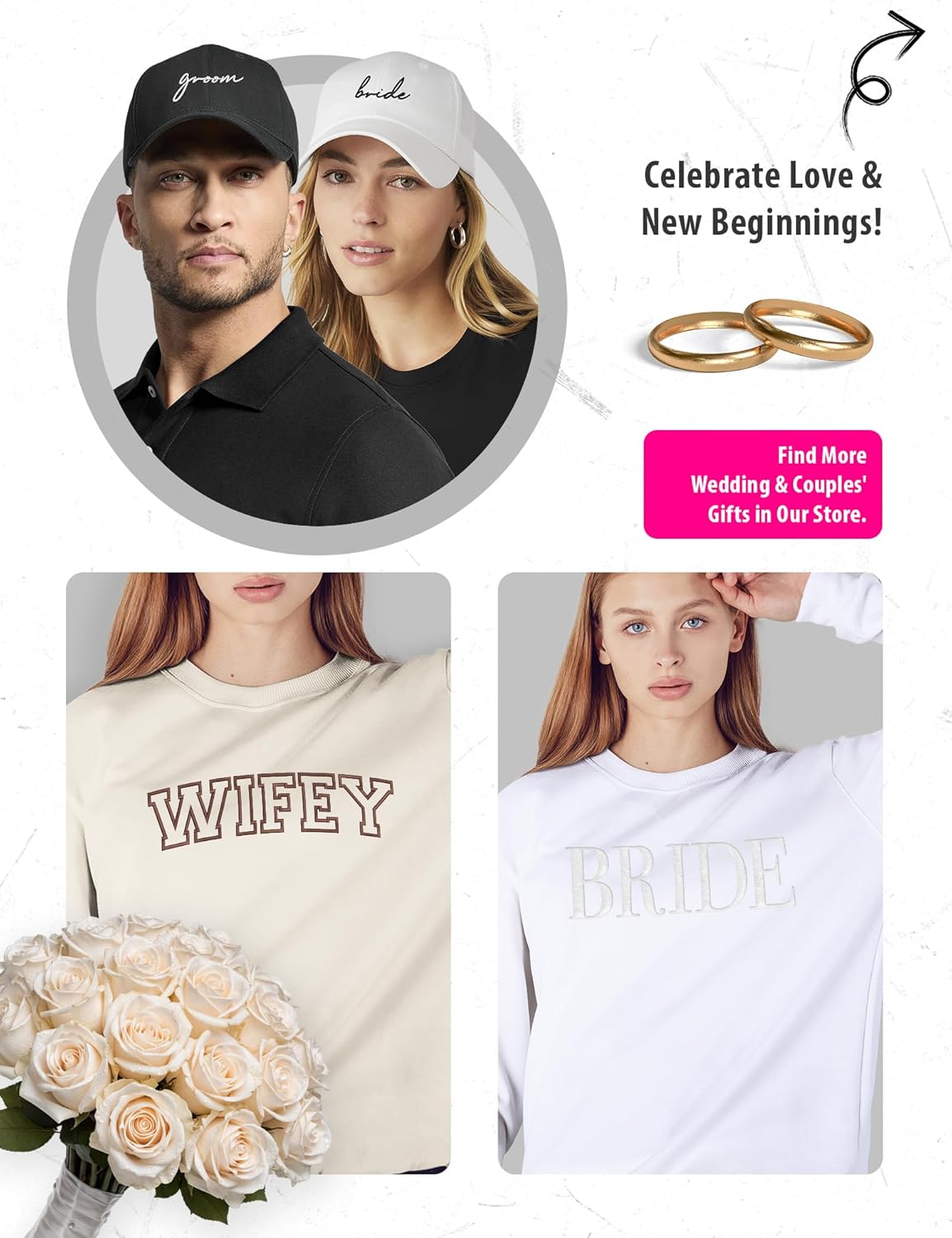 Bride Sweatshirt - Engagement Gift - Bride Sweatshirts For Women - Bride Crewneck Sweatshirt - Wedding Gift - Image 6