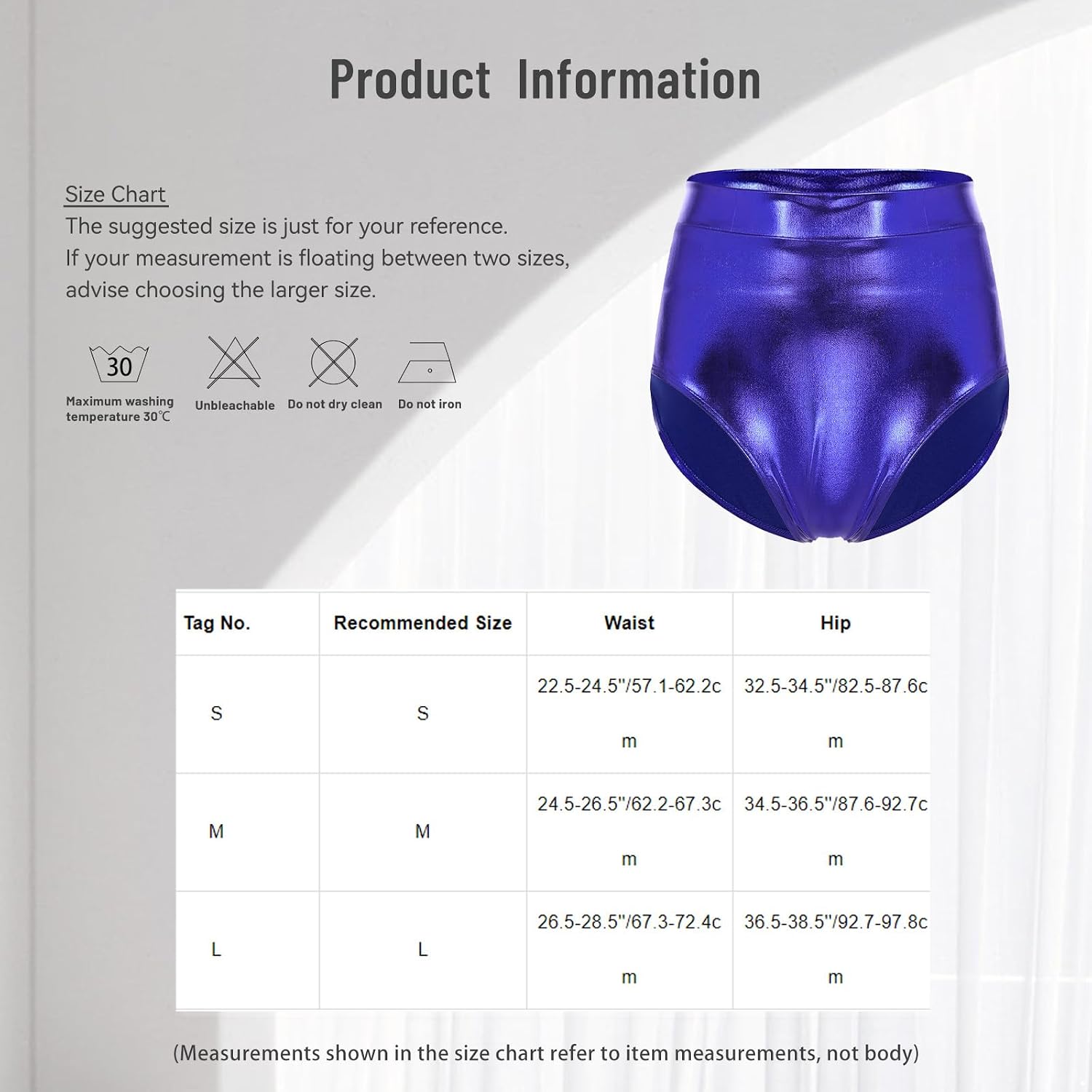Ladies Thong Metallic Shorts Bikini Bottoms Shiny Ballet Dance Brief Panty for Clubwear Dancing