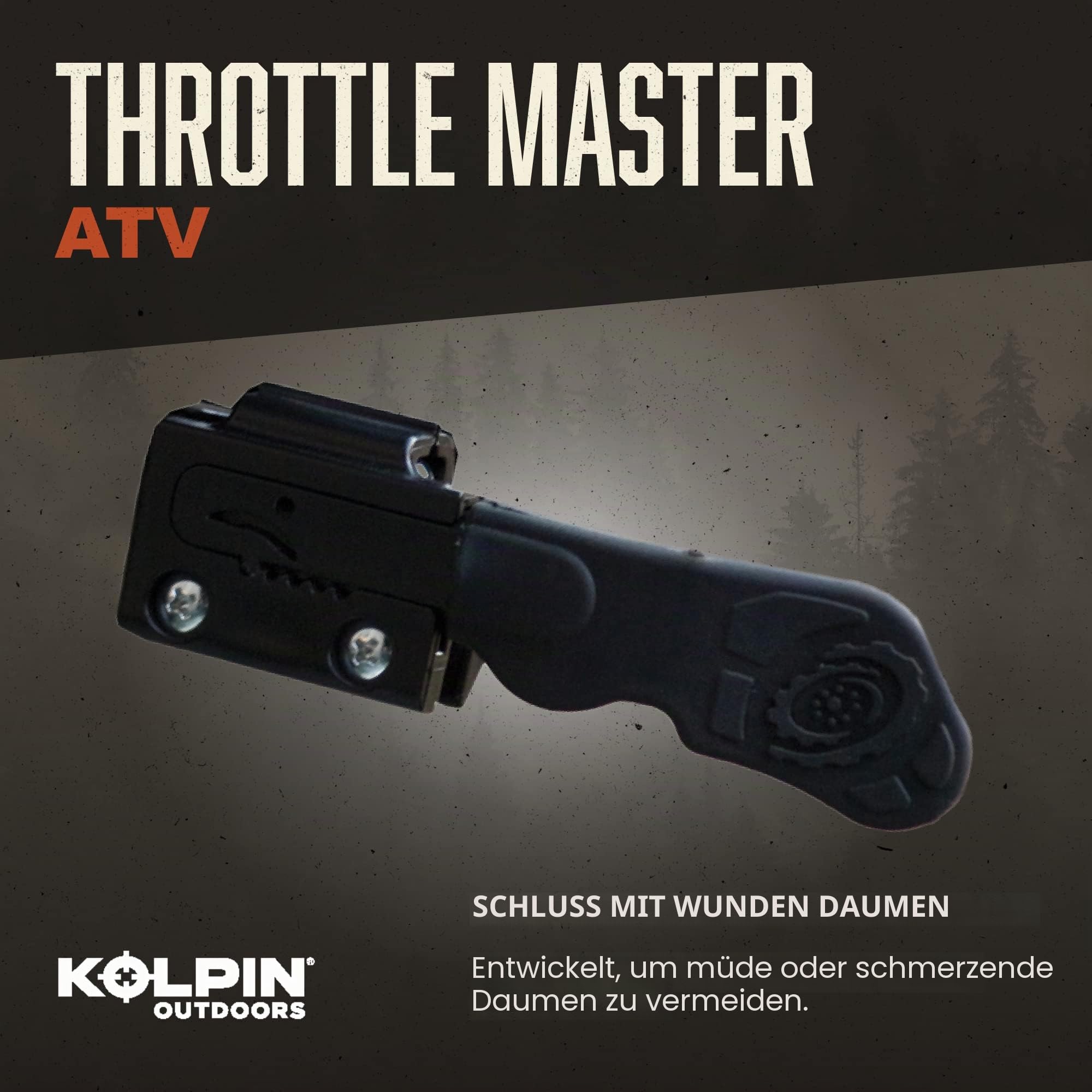 Kolpin ATV Gashebel 98005 Schwarz