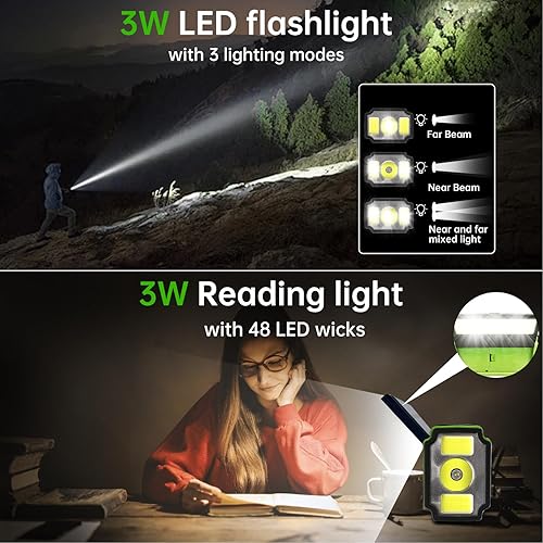 Miniatura 6 de Radio de emergencia 2 de gran tamaño solarmanivelabatería de 5000 mAhcargador USB-CAAA batería portátil AMFMNOAA radio de supervivencia