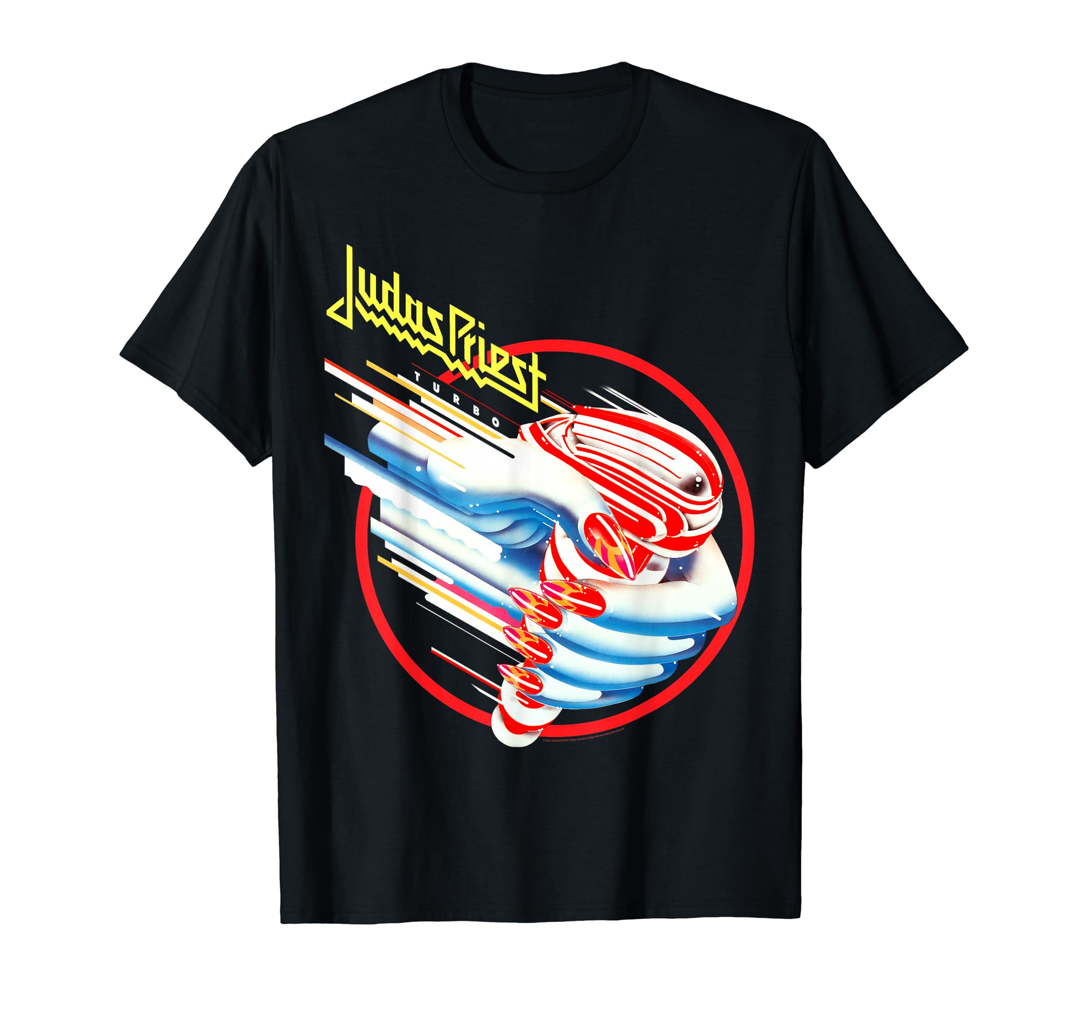 Amazon | Judas Priest Turbo Album Tシャツ | Tシャツ・カットソー 通販