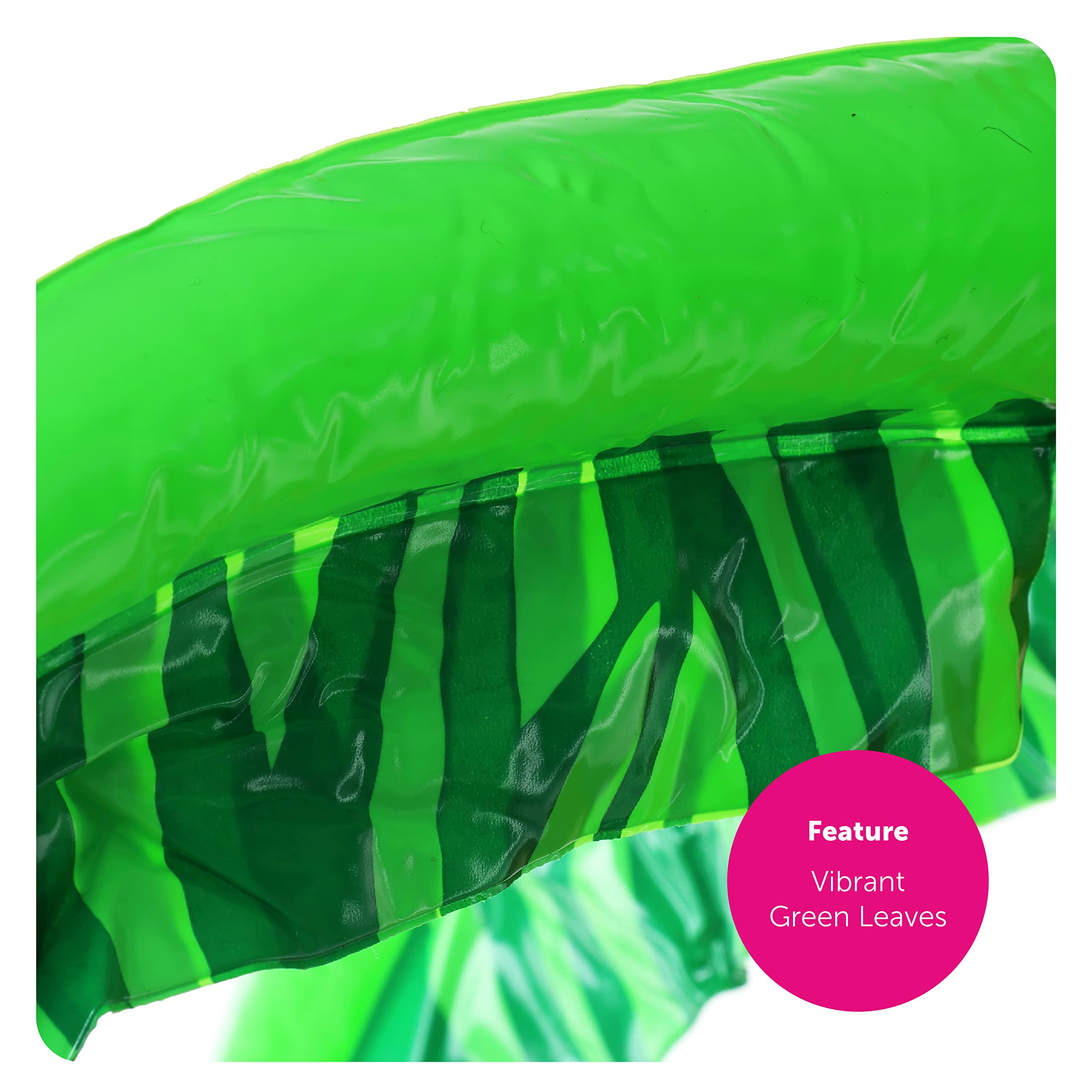 6 Decorazioni Gonfiabili A Forma Di Palma 90cm - Tema Hawaiano Tropicale Per Festa In Piscina, Accessori Estivi Per Compleanni E Barbecue