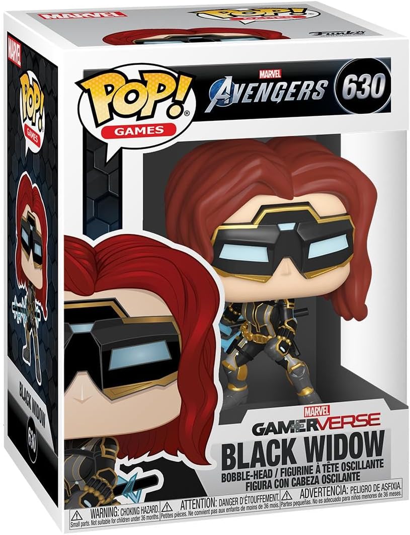Funko Pop! Marvel: Avengers Game - Black Widow (Stark Tech Suit) Styles May Vary, Multicolor (47813)