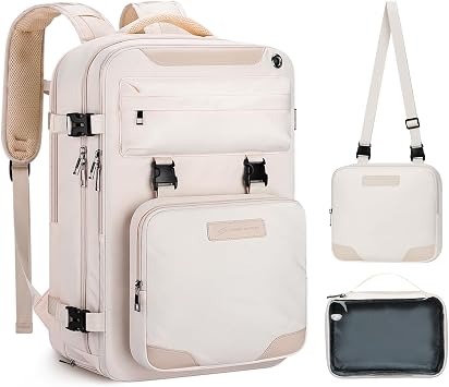 Maelstrom Travel Backpack for Men Women, 17.3" Laptop with Toiletry Bag
