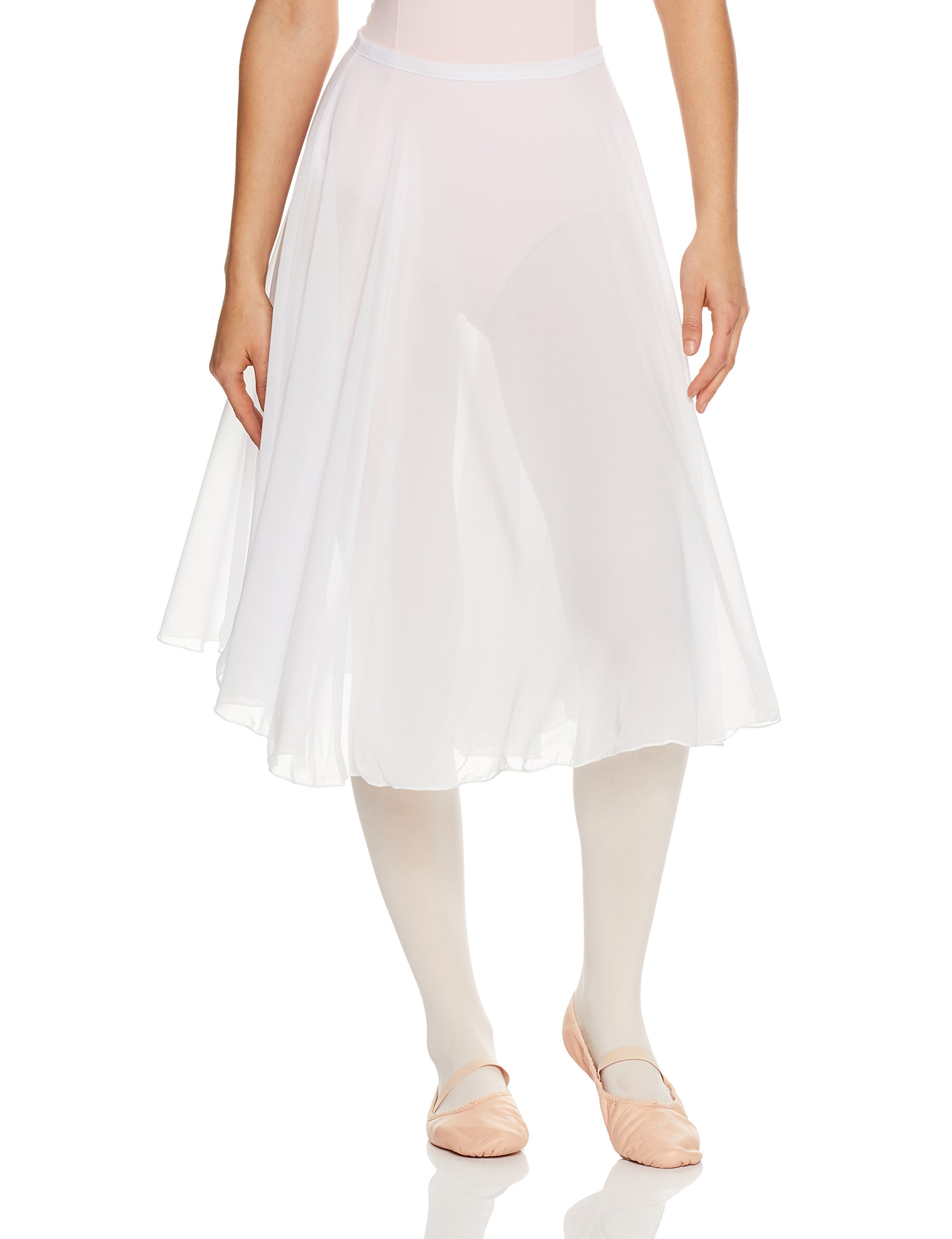 Capezio Women 11151W Full Circle Skirt - White, Large