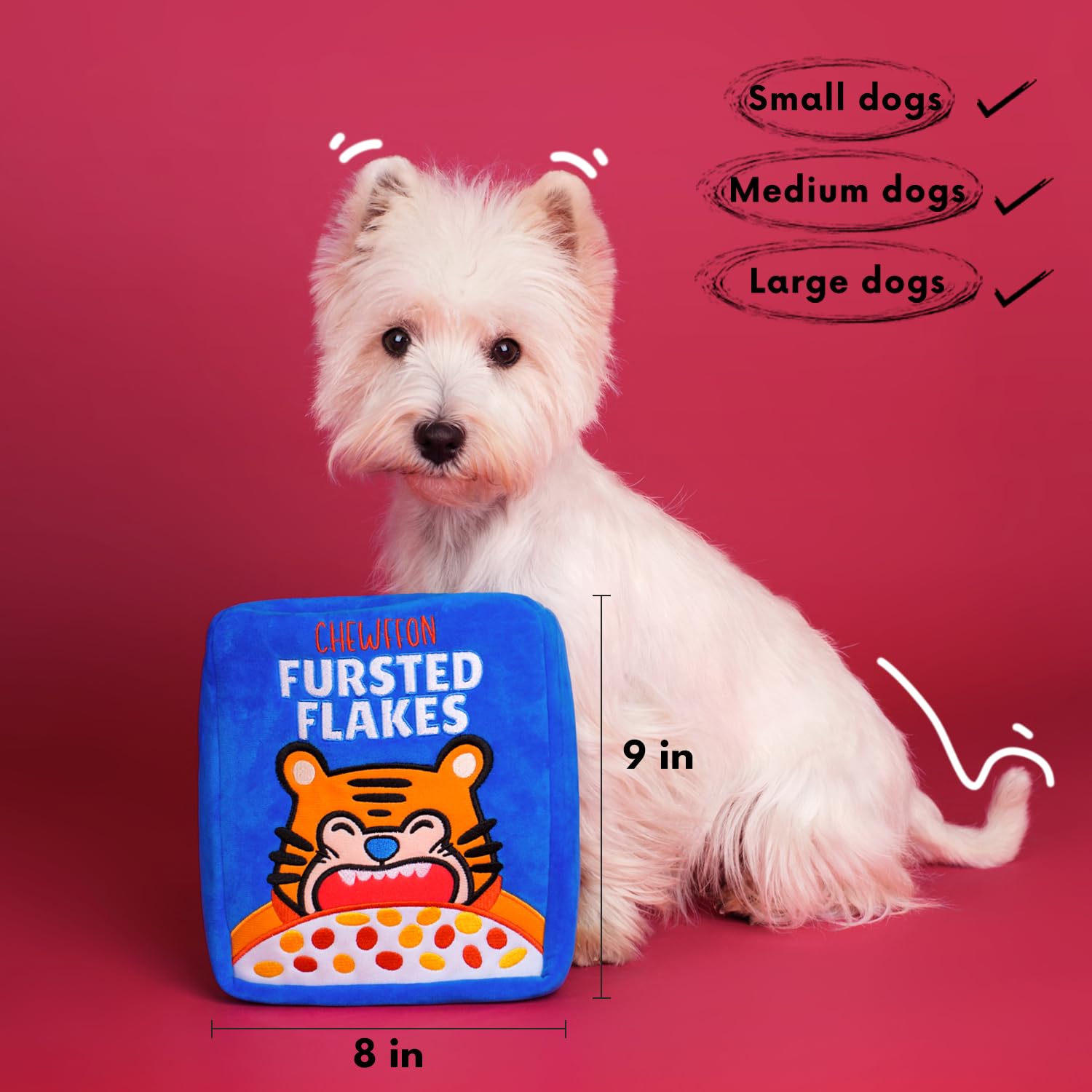 CHEWFFON Juguetes interactivos para perros, rompecabezas de enriquecimiento para el aburrimiento y estimulación mental, cereales de trabajo de nariz, juguete duradero para perros pequeños, medianos y