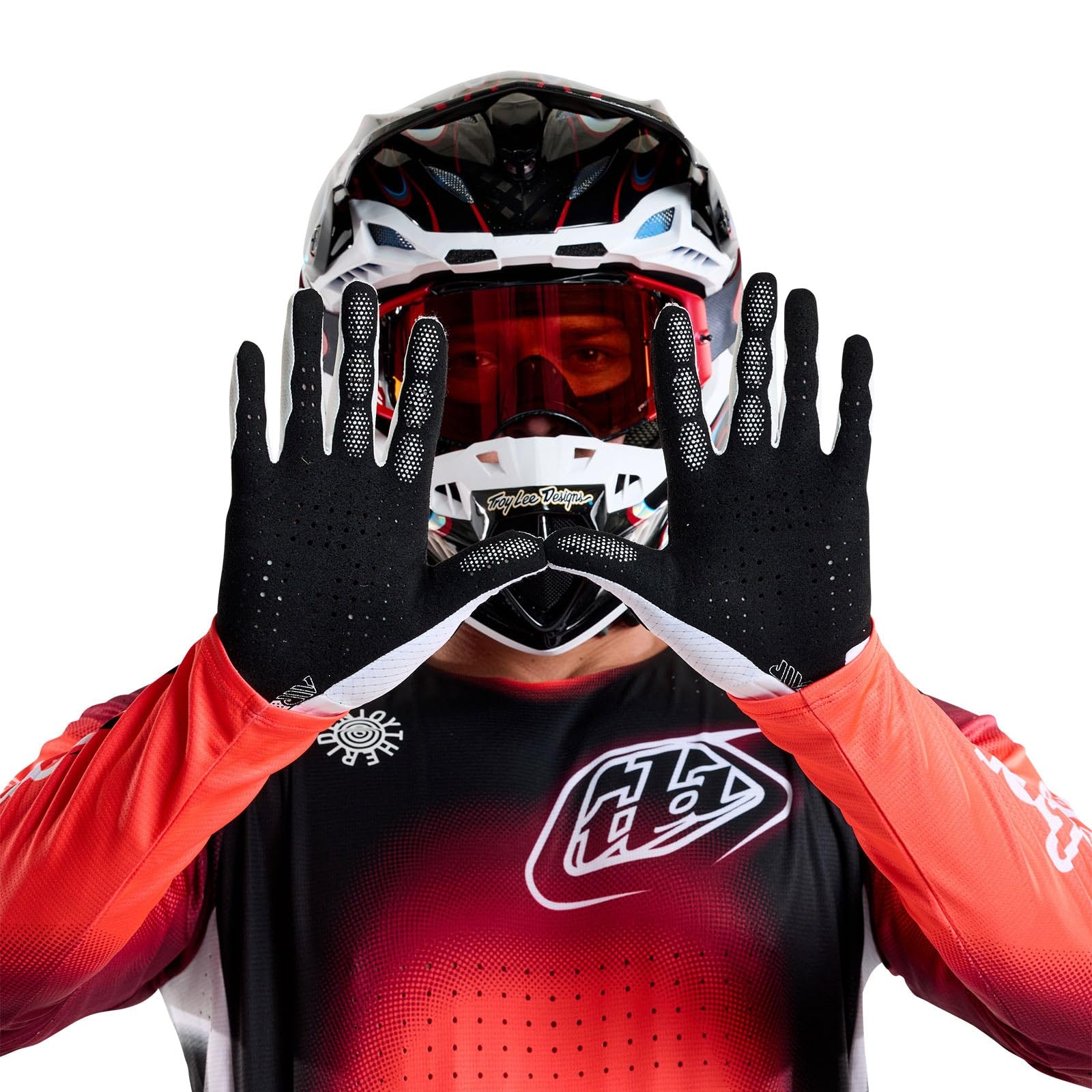 Troy Lee Designs Air Handschuh, Mono, White, L, 446931004