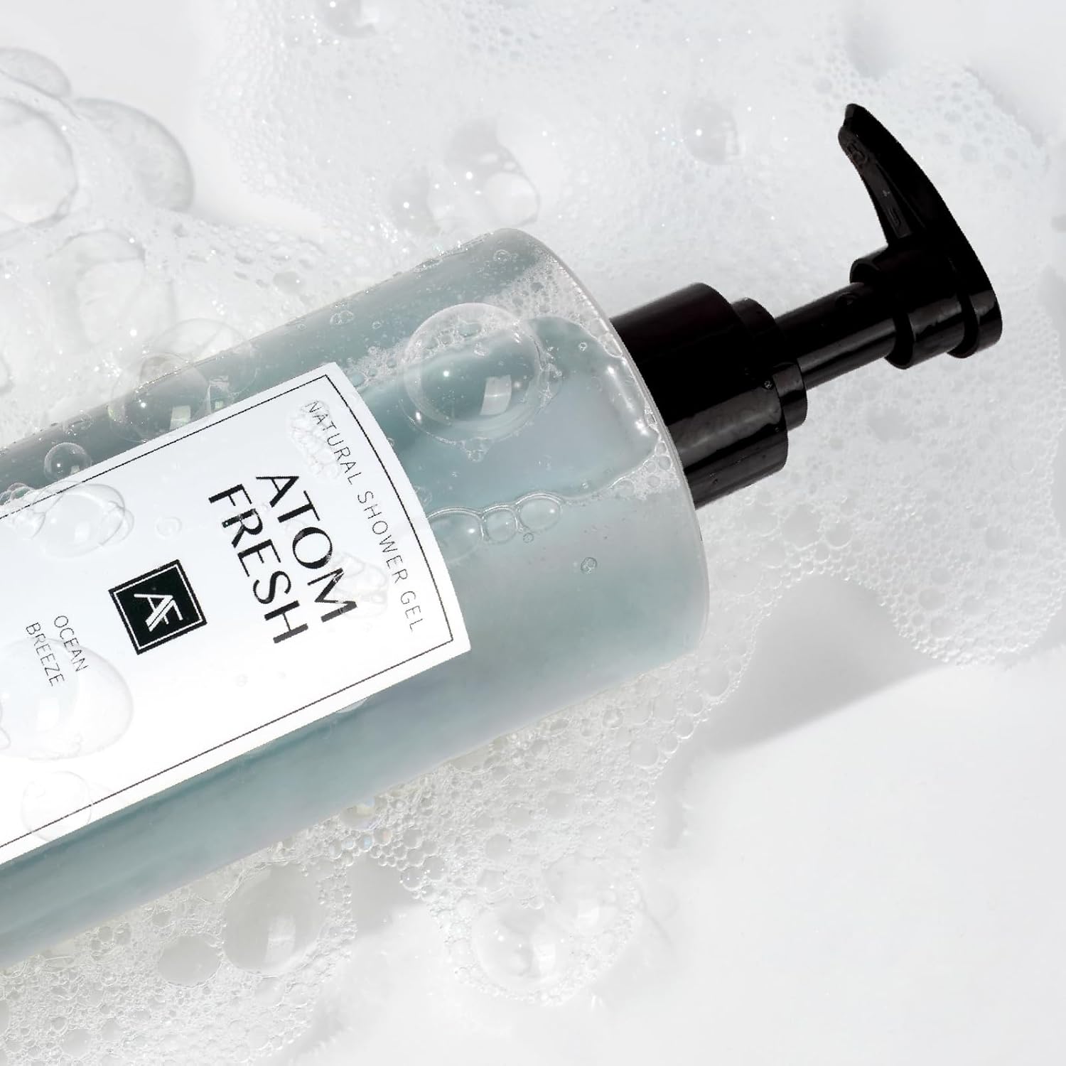 Atom Fresh Antioxidant-Rich Body Wash – Ocean Breeze | Softening Cleanse with Oat Amino Acids, Soapberry & Vitamin E | Plant-Based, Sulfate-Free (16.94 fl oz) - Image 6