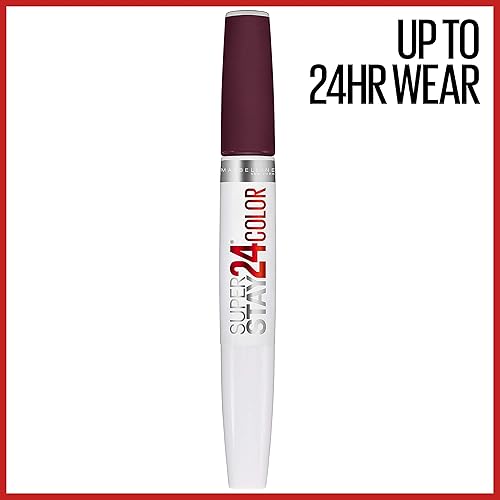 Miniatura 2 de Maybelline Super Stay 24 - Lápiz labial líquido de 2 pasos, color altamente pigmentado de larga duración con bálsamo hidratante, rosa congelado,