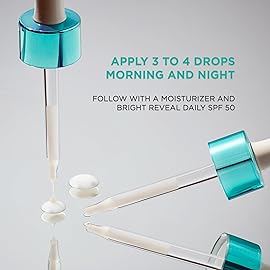 LOral Paris Bright Reveal 12% [Niacinamide + Amino Sulfonic + Ferulic] Dark Spot Serum 1oz + Moisturizer Sample