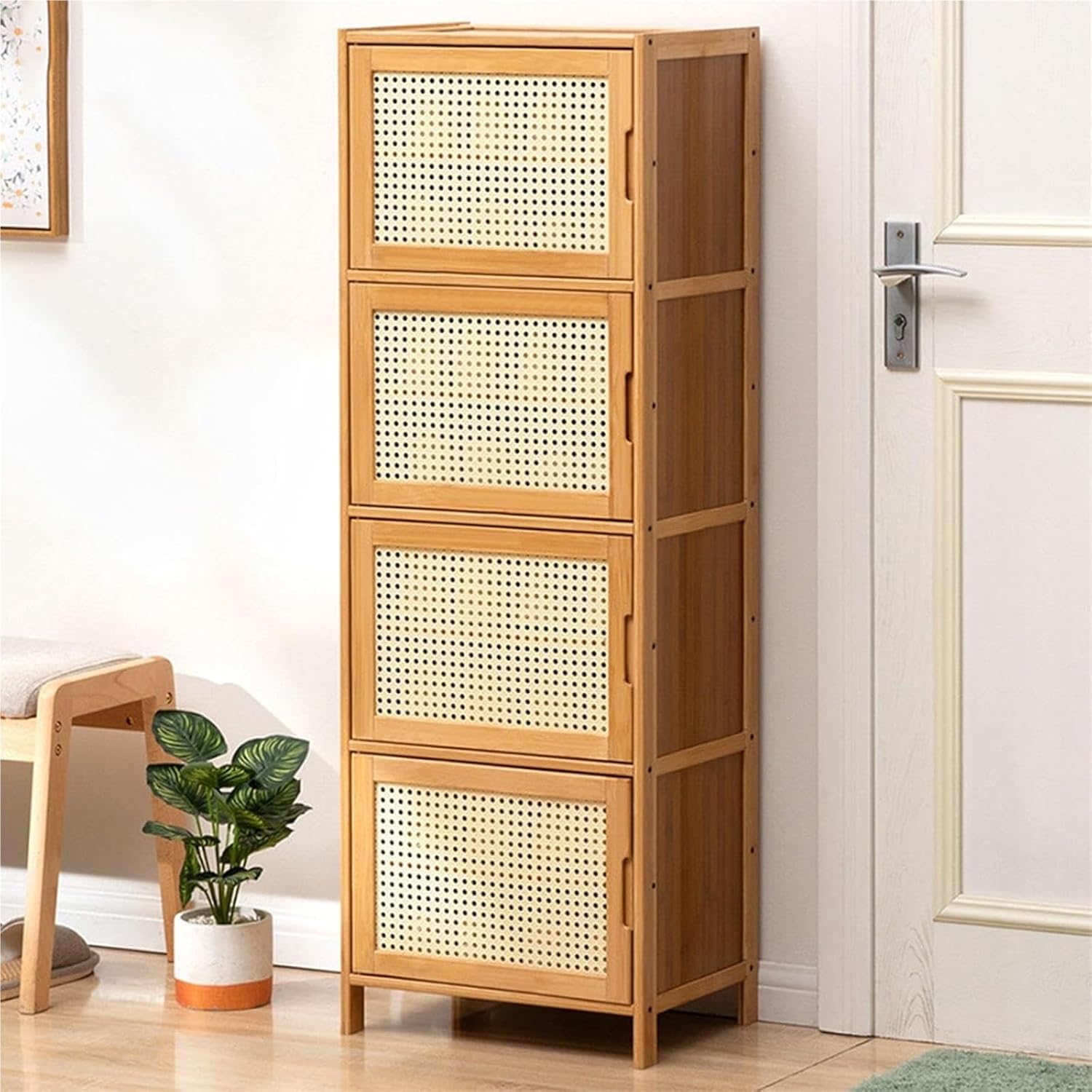 Shoe Storage Cabinet Cabinets Hallway Slim Cupboard Cupboards Hallways Slimline，Shoe Cabinet for Entryway, Free Standing Shoe Shelf Narrow Shoe Storage Cabinet Shoe Rack Space Saving for Hal