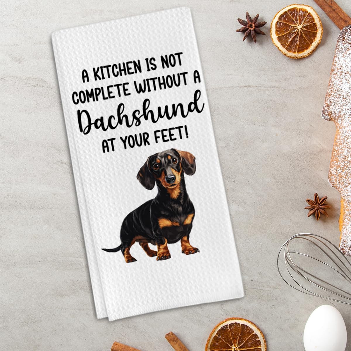Dachshund Gifts Kitchen Towels for Wiener Dog Lover, Dog Gifts Decorative Towels for Bar Kitchen Bathroom - Image 3