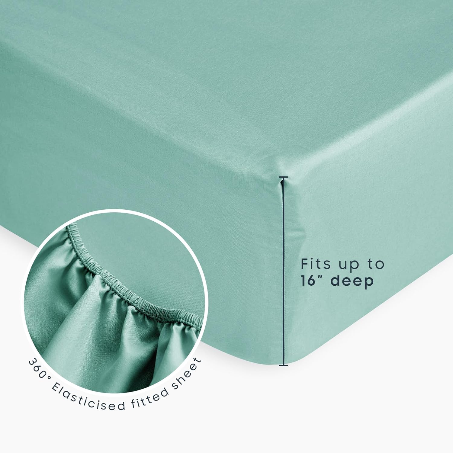 Wake In Cloud - Western Comforter Set with Sheets, Southwestern Aztec Country Horse Cowboy Rustic Ranch Style, 7 Pieces Bed in a Bag, Turquoise Taupe, Queen Size - Image 6