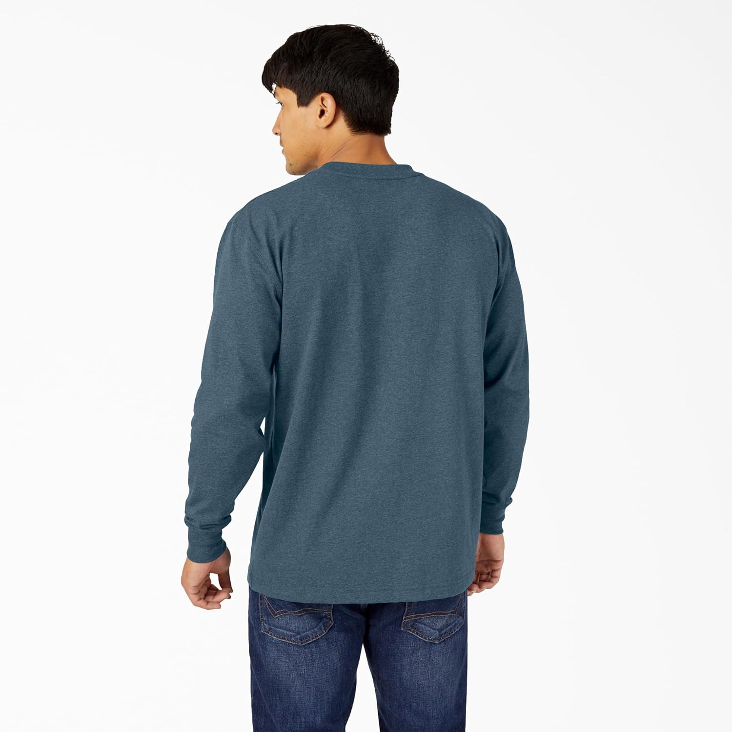 Dickies Men's Big and Tall Long Sleeve Heavyweight Crew Neck - Image 3