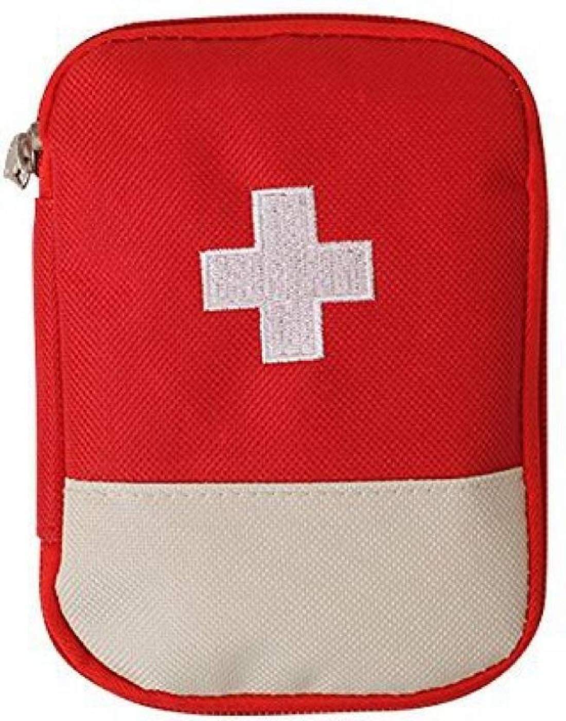 VUNEXO Mini First Aid Kit Travel Pouch Medicine Storage Bag | Outdoor Medical Bag Emergency Survival First Aid Kit (Multic...