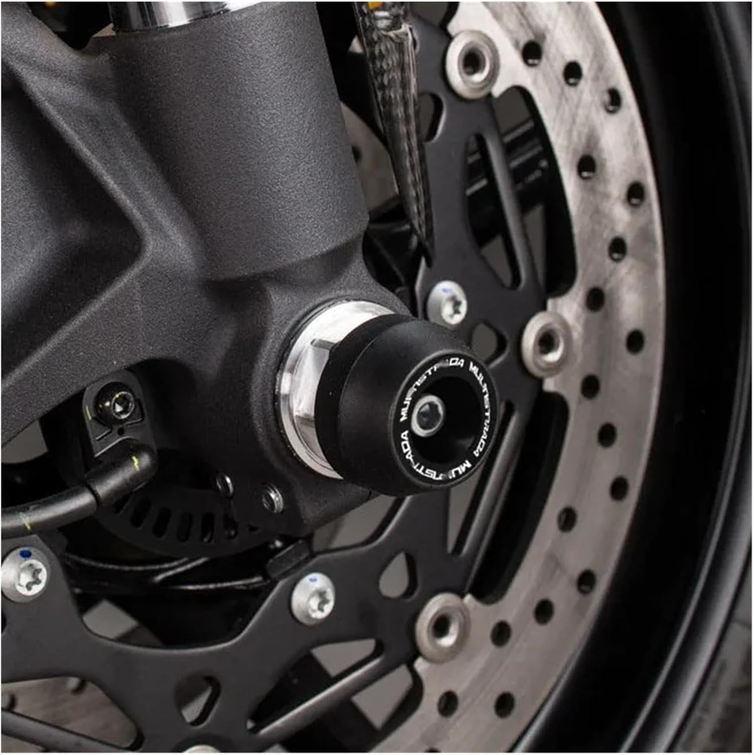 Motorcycle Falling Protection Motorcycle RearFront Axle Wheel Fork Slider Cap Crash Protector Pad For Du&cati MULTISTRADA 950 950S 2016-2024