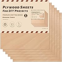 Vista 8 de ROBOTIME Paquete de 7 hojas de madera contrachapada de color de doble cara de 1/8" - 12 x 12 x 1/8 pulgadas - Hojas de madera para manualidades