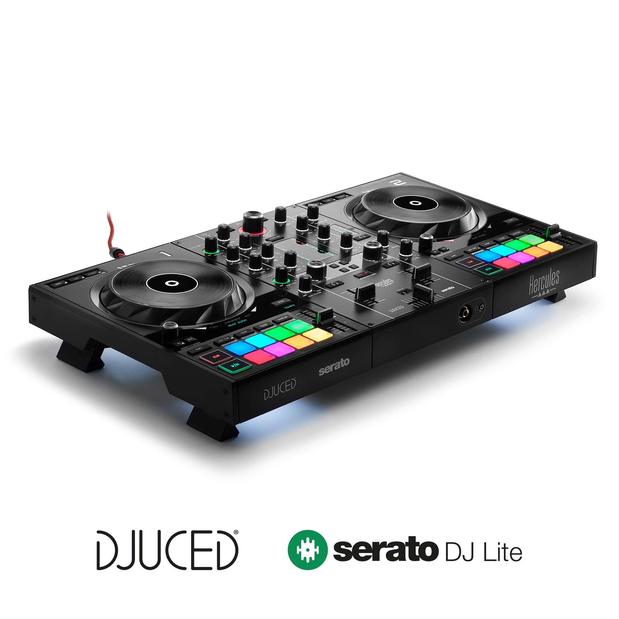 Hercules DJControl Impulse 500 コントローラー Hercules DJControl Inpulse 500: 2-deck USB DJ controller for
