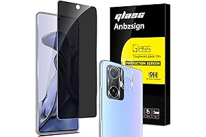 Xiaomi 11T / 11T Pro (2021) Privacy Protection Bundle: 2-Pack Camera Lens,...