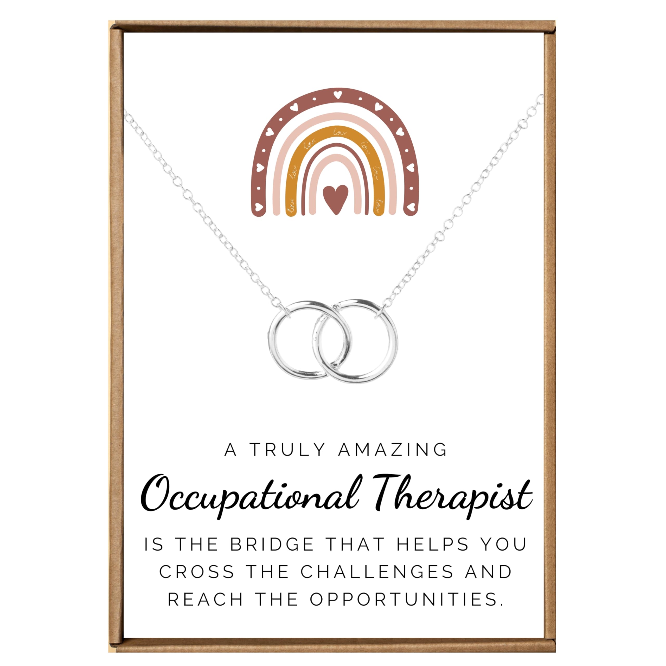 VIY Personal Card Occupational therapy gifts, Occupational therapist necklace for women OT month gifts