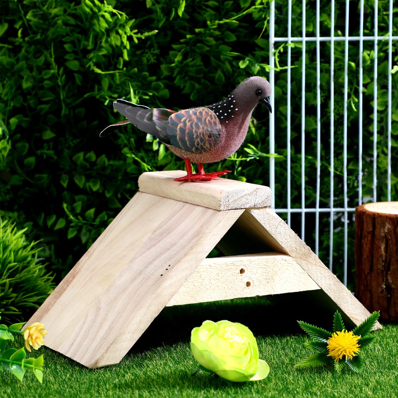 5 x Holz-Taubenstangen, Massivholz, Vogelkäfig-Zubehör