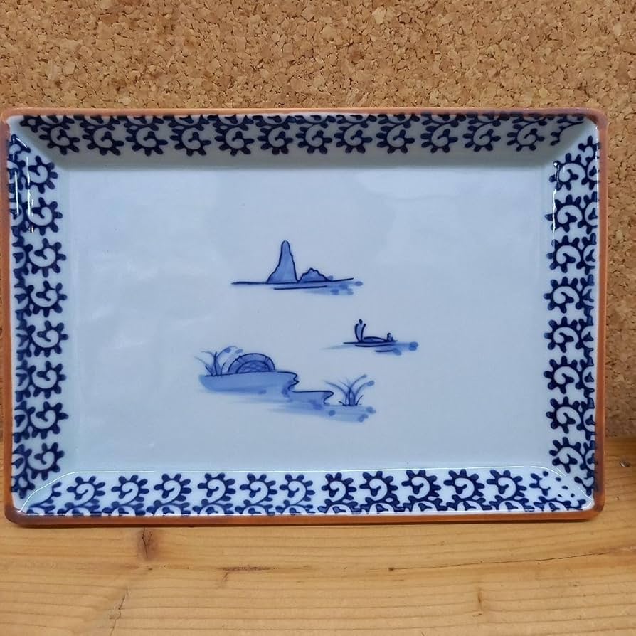 ◎お値下げ済　有田焼　清右衛門窯　染付蛸唐草　大皿揃(5枚) ◎お値下げ済有田焼清右衛門窯染付蛸唐草大皿揃(5枚)