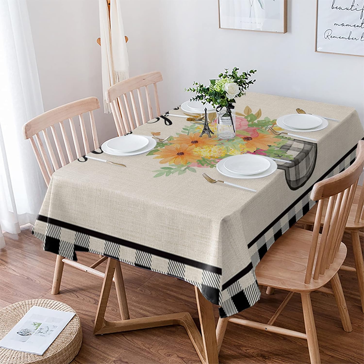 Hello Spring Tablecloths for Rectangle 54 x 120inch Table