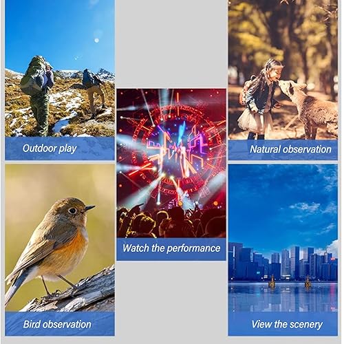 Miniatura 6 de 10x Magnification Binoculars with Large Aperture Objective Lens, 10x Telephoto Lens, Multi Layer Coating, for Bird Watching and Long Distance