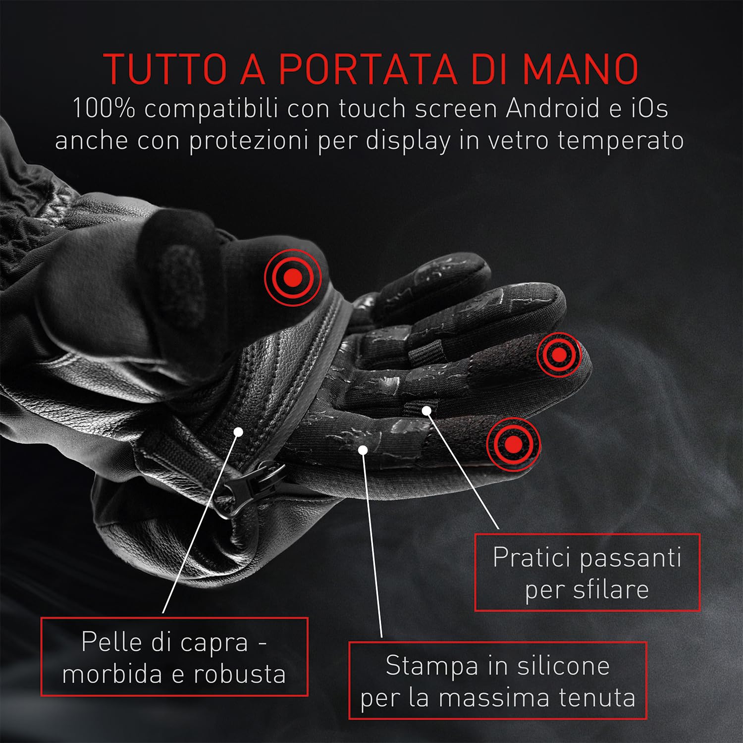 THE HEAT COMPANY - Heat 3 SMART PRO - L'innovazione dei guanti - Guanti da dito e muffola - Manipola la tua attrezzatura e rimanere al caldo - No.1 Guanti per la fotografia, Outdoor, Sci